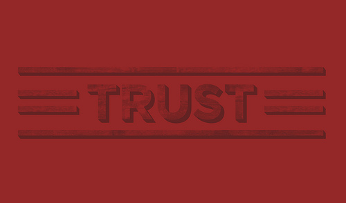 Trust Text Image