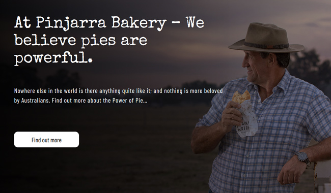 Pinjarra Bakery's web home page